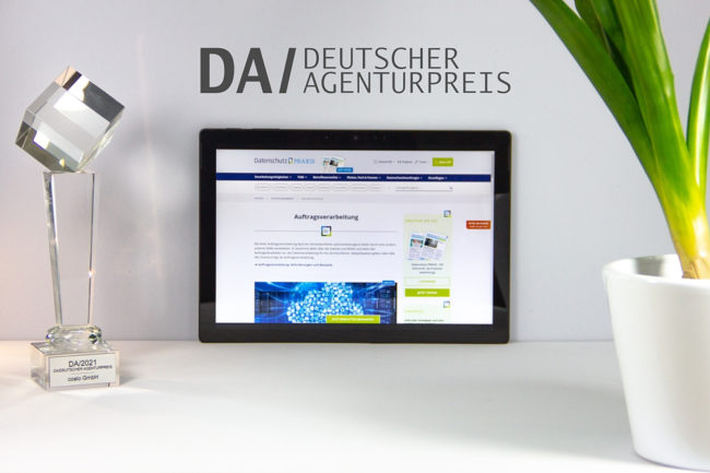 Entwicklung Webportal DEUTSCHER AGENTURPREIS