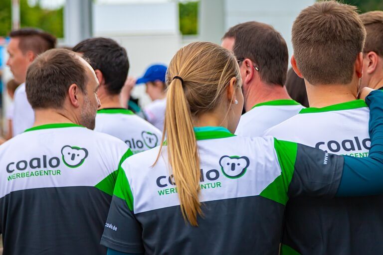 coalo beim M-net Firmenlauf Augsburg 2022