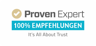 100% Kundenzufriedenheit bei ProvenExpert